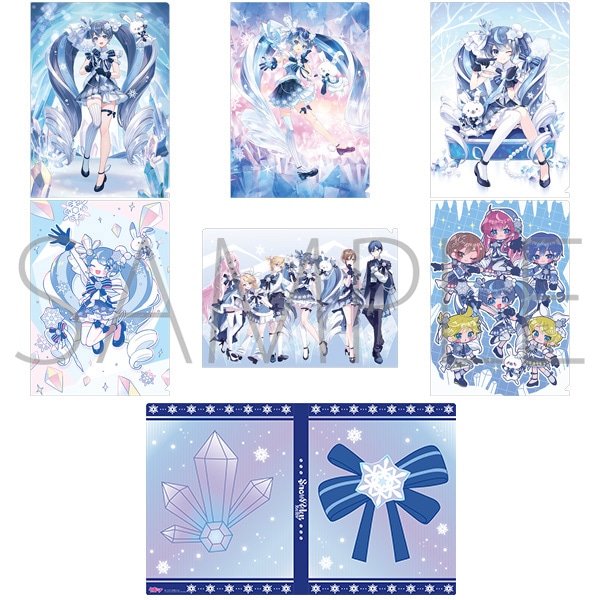 初音ミクシリーズ クリアファイルコンプリートセット／SNOW MIKU 2025
