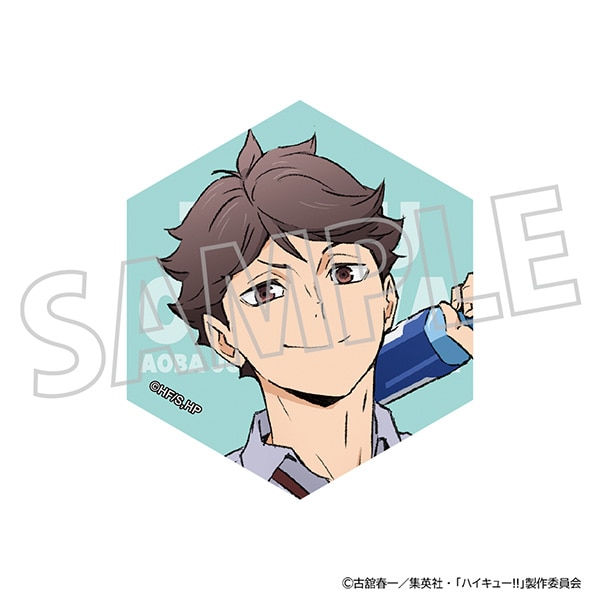ハイキュー!! 六角形アクリルマグネット／及川 徹: キャラグッズ