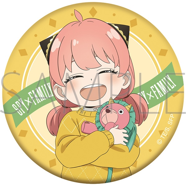 スパイファミリー 缶バッジ アーニャ ピーナッツ 原作イラスト