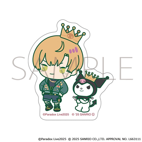 Paradox Live ステッカー／燕 東夏×クロミ サンリオキャラクターズ