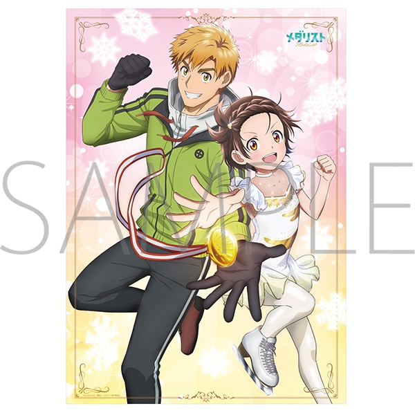 メダリスト ミニクリアポスター／結束 いのり＆明浦路 司: キャラ