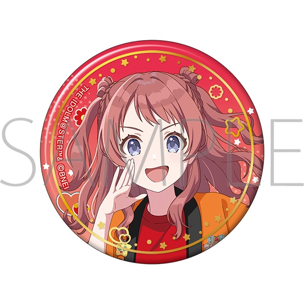 学園アイドルマスター 箔押し缶バッジ／花海咲季 初星文化祭フェア