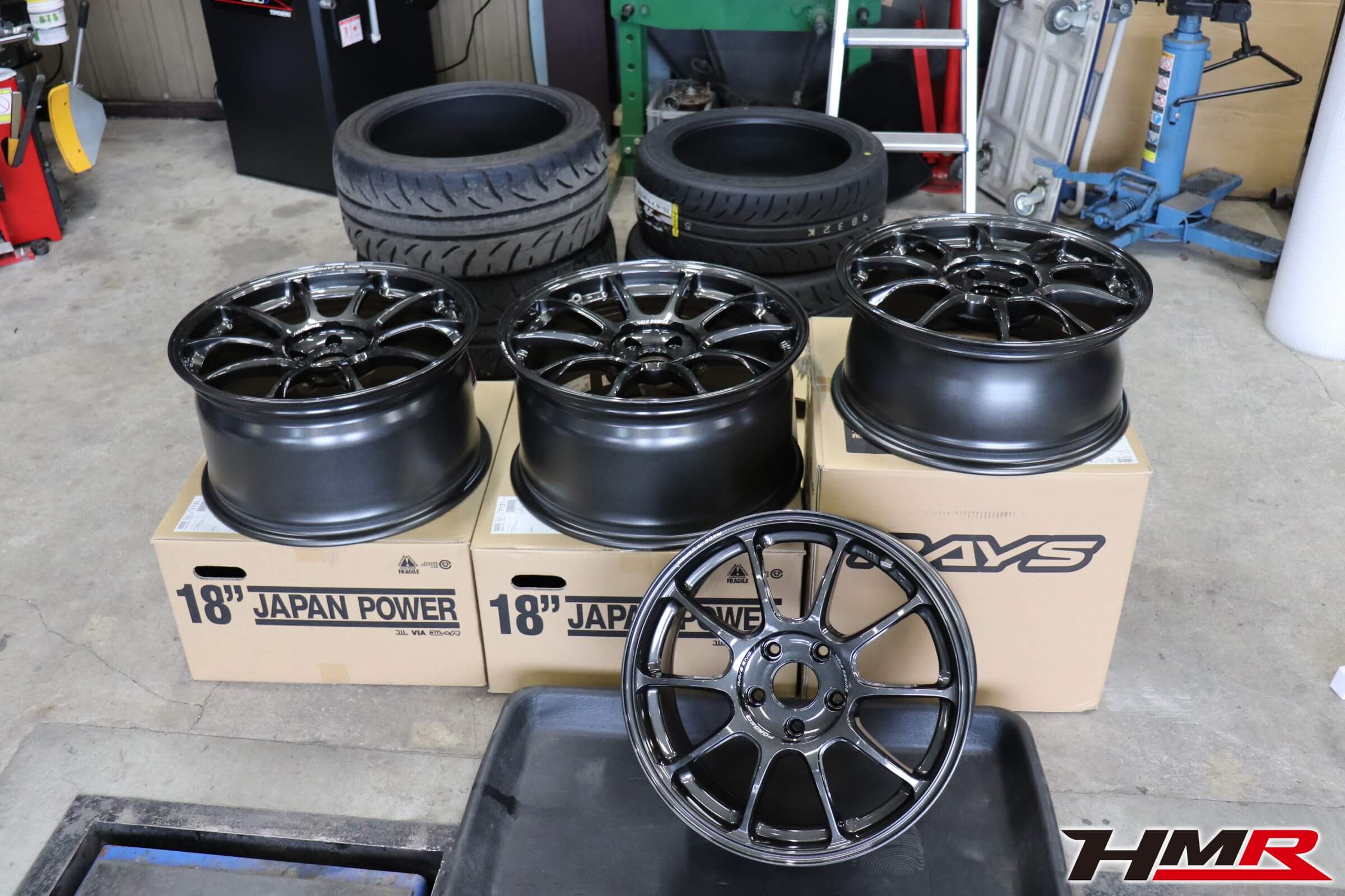 デモカーNSX(NA1)にRAYSのZE40ホイール装着