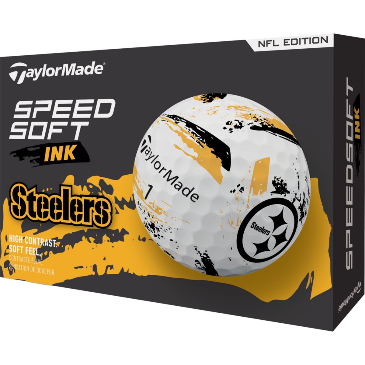TaylorMade 2025 SpeedSoft Ink Kansas City Chiefs Golf Balls