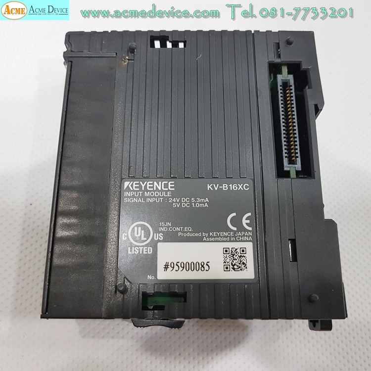 PLC Keyence รุ่น KV-B16XC, Screw Terminal Block, 16 Point - แอคมี่