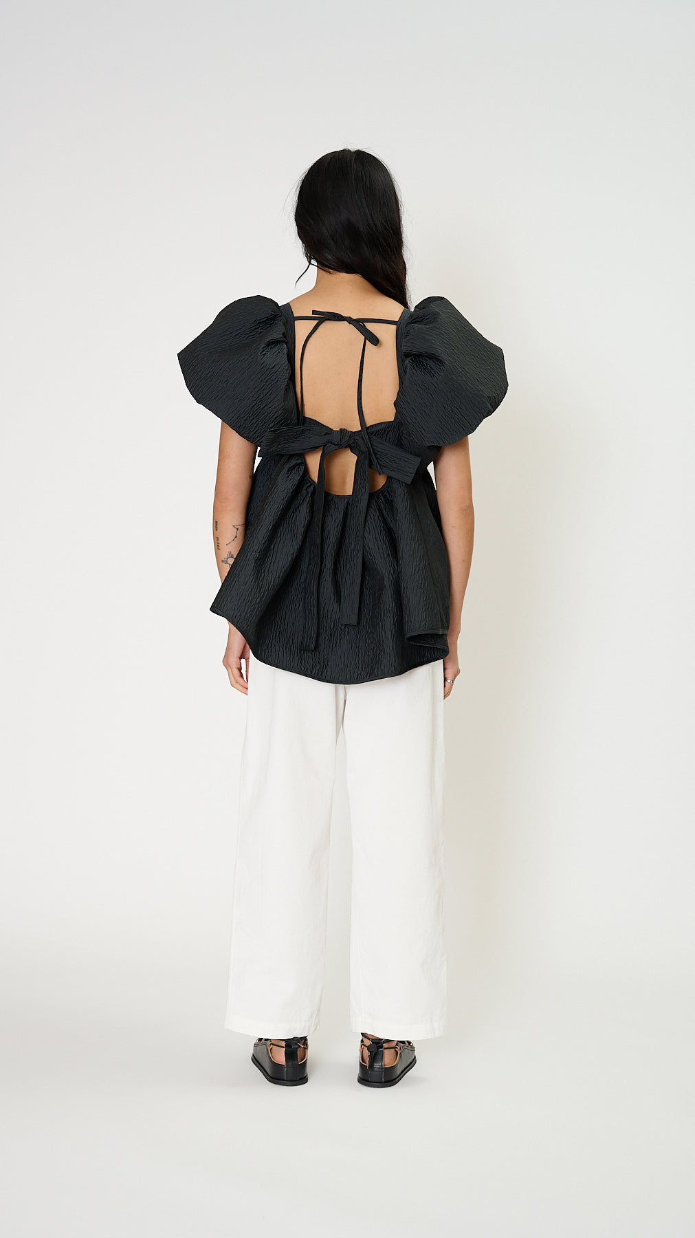 Cecilie Bahnsen Alma Top in Black – Diamond Dream Jewelry + Apparel