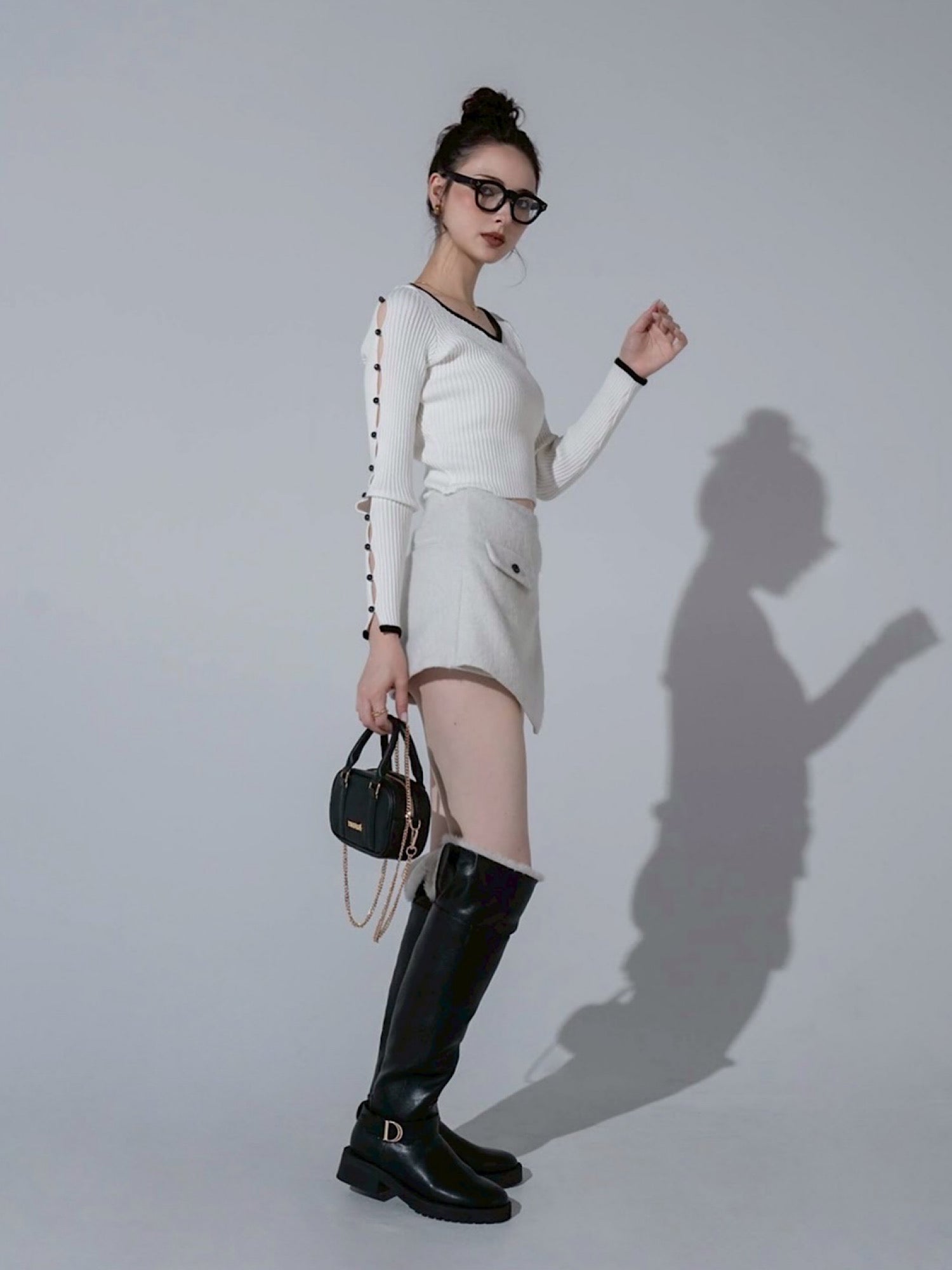 Gold chain logo mini bag | DIANTÉ (ディアンテ)公式通販サイト