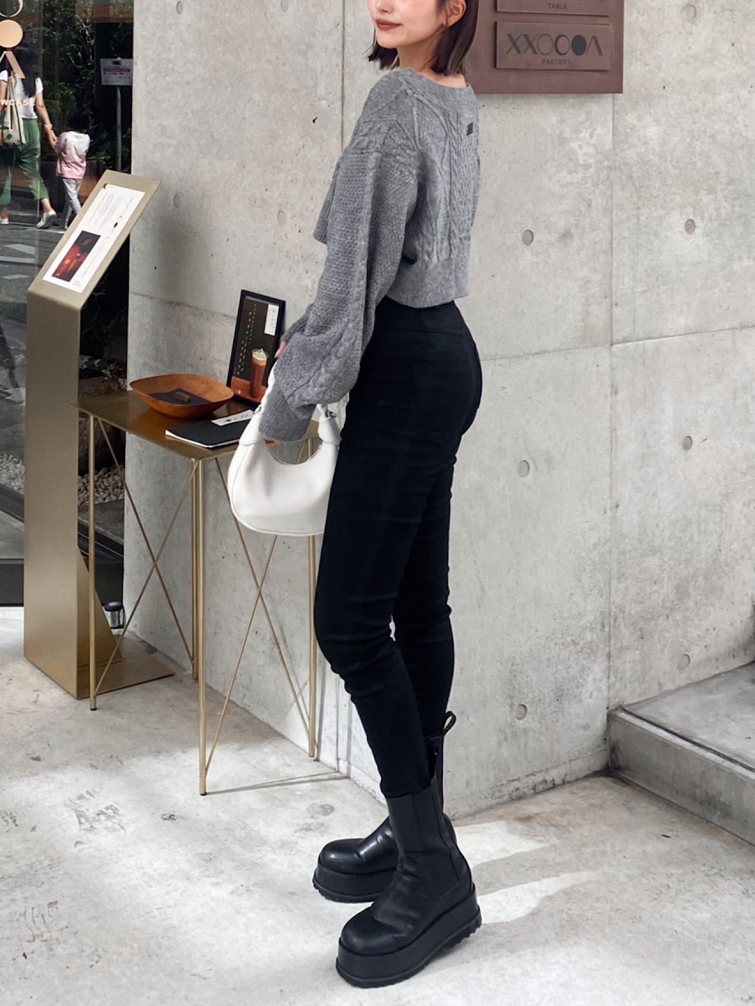 Accent logo side gore boots | DIANTÉ (ディアンテ)公式通販サイト