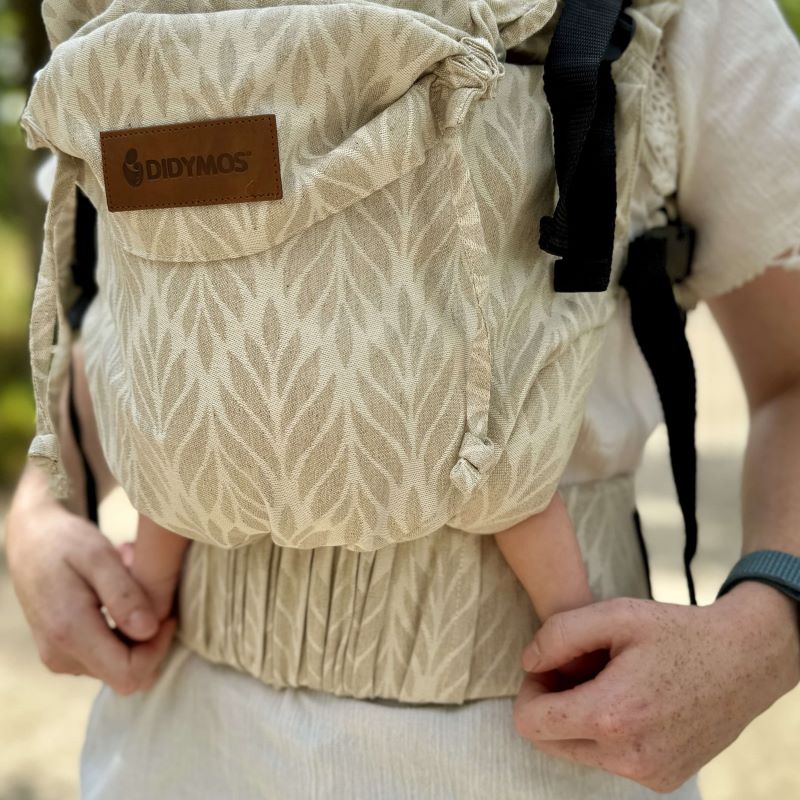 ディディフィックス リネン素材の抱っこ紐 夏ひんやり 新生児から