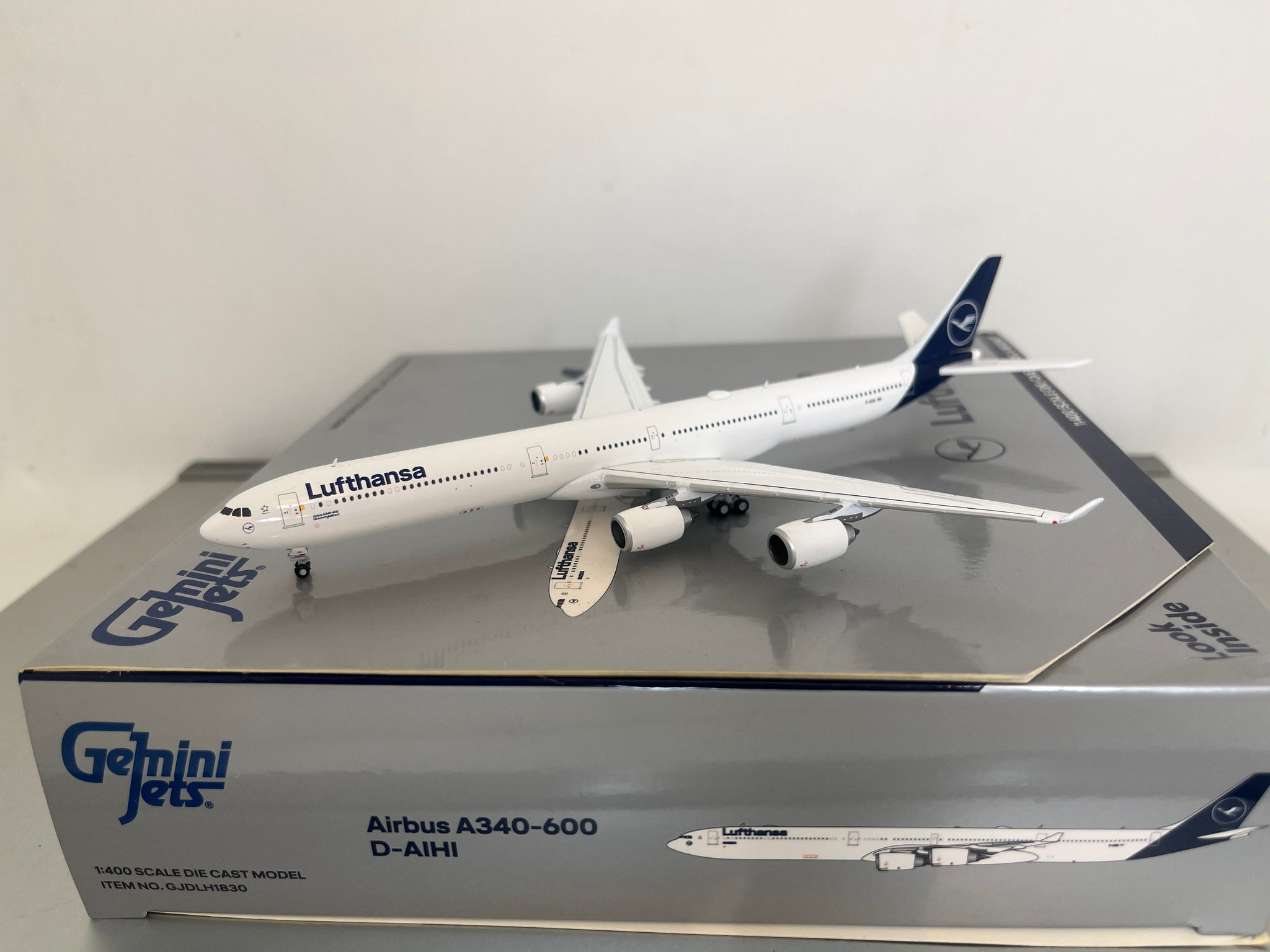 Lufthansa A340-600 D-AIHI Gemini Jets 1:400 – Diecastbird Plane