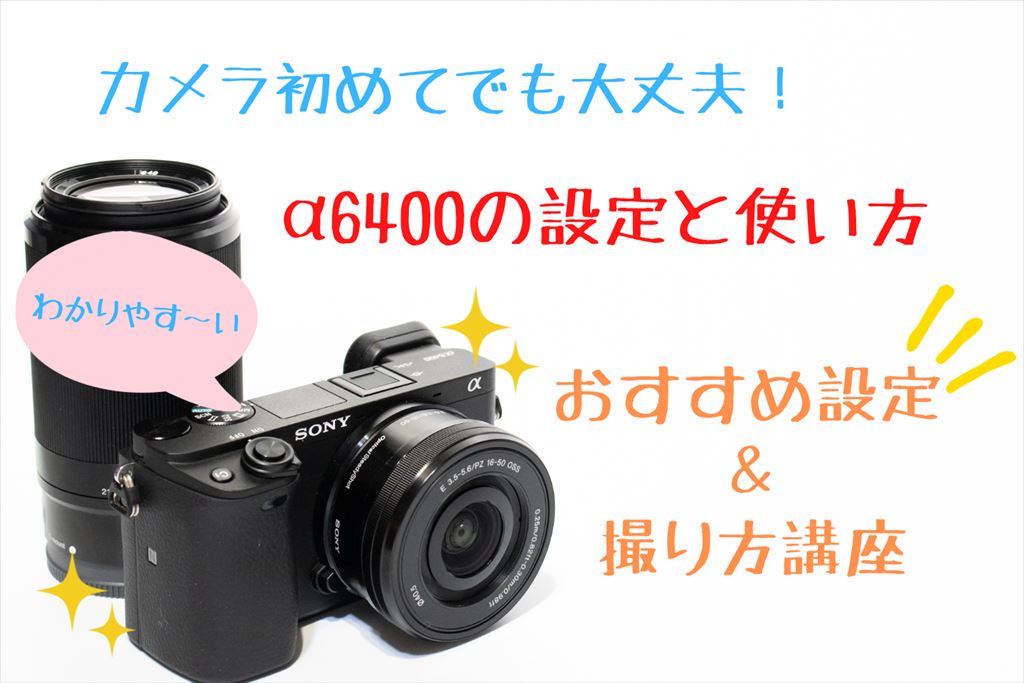 保存版】初心者にやさしいソニーα6400の使い方とおすすめ設定 | digi