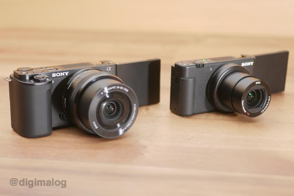 比較レビュー】ZV-E10レンズキットとSONY ZV-1買うならどっち