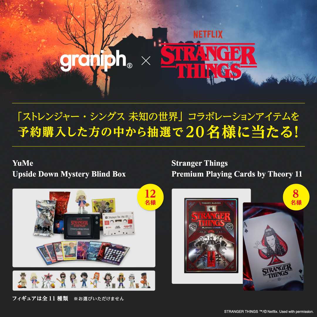ストレンジャー・シングス 未知の世界』とグラニフが初