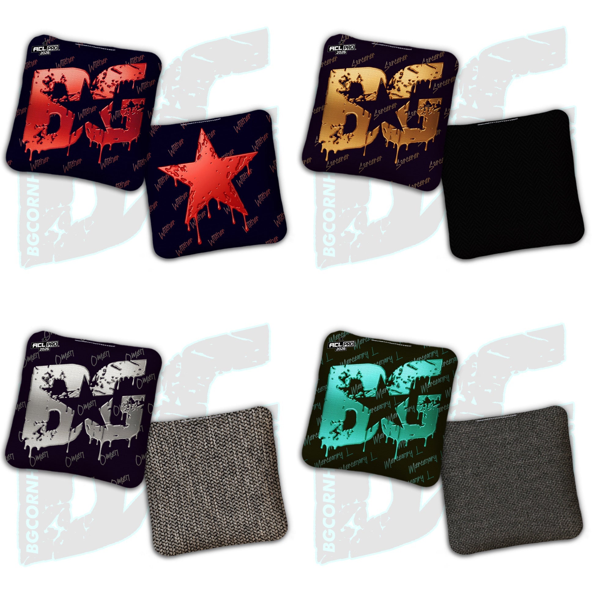 BG Cornhole Bags - Wizard L – Dirty Bags Cornhole