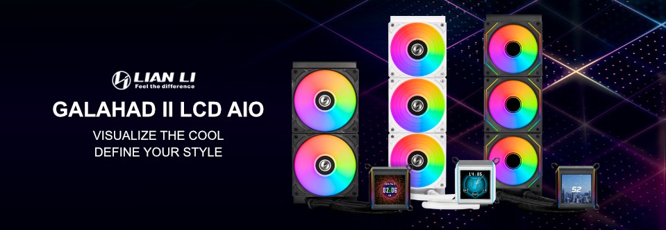 LIAN LI Galahad II LCD - 欲しいPC DIYパーツを世界から－株式会社