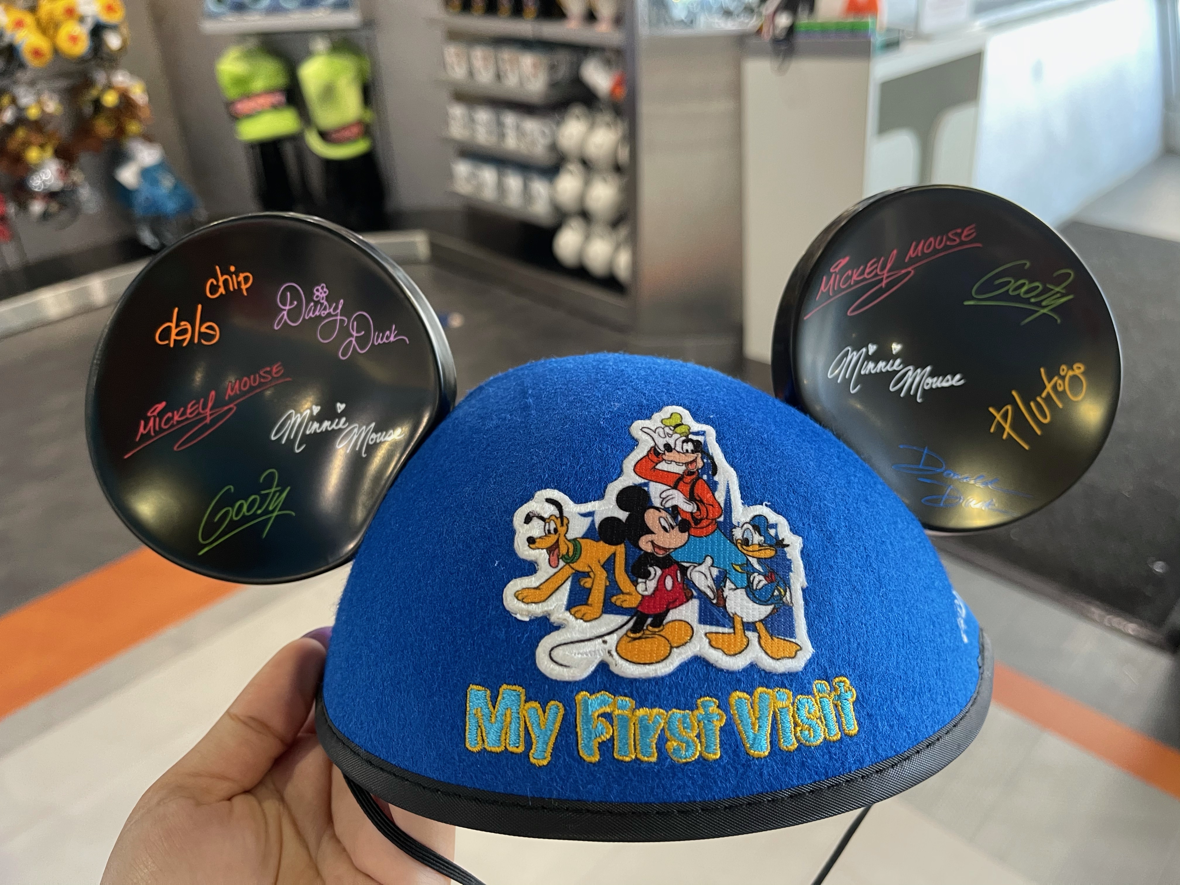 WDWグッズ】初インパ”My First Visit”イヤーハットが登場