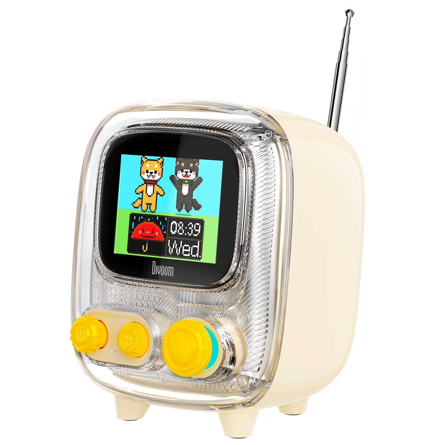 Divoom Tiivoo-2 レトロ Bluetooth スピーカー 付FM ラジオスピーカー