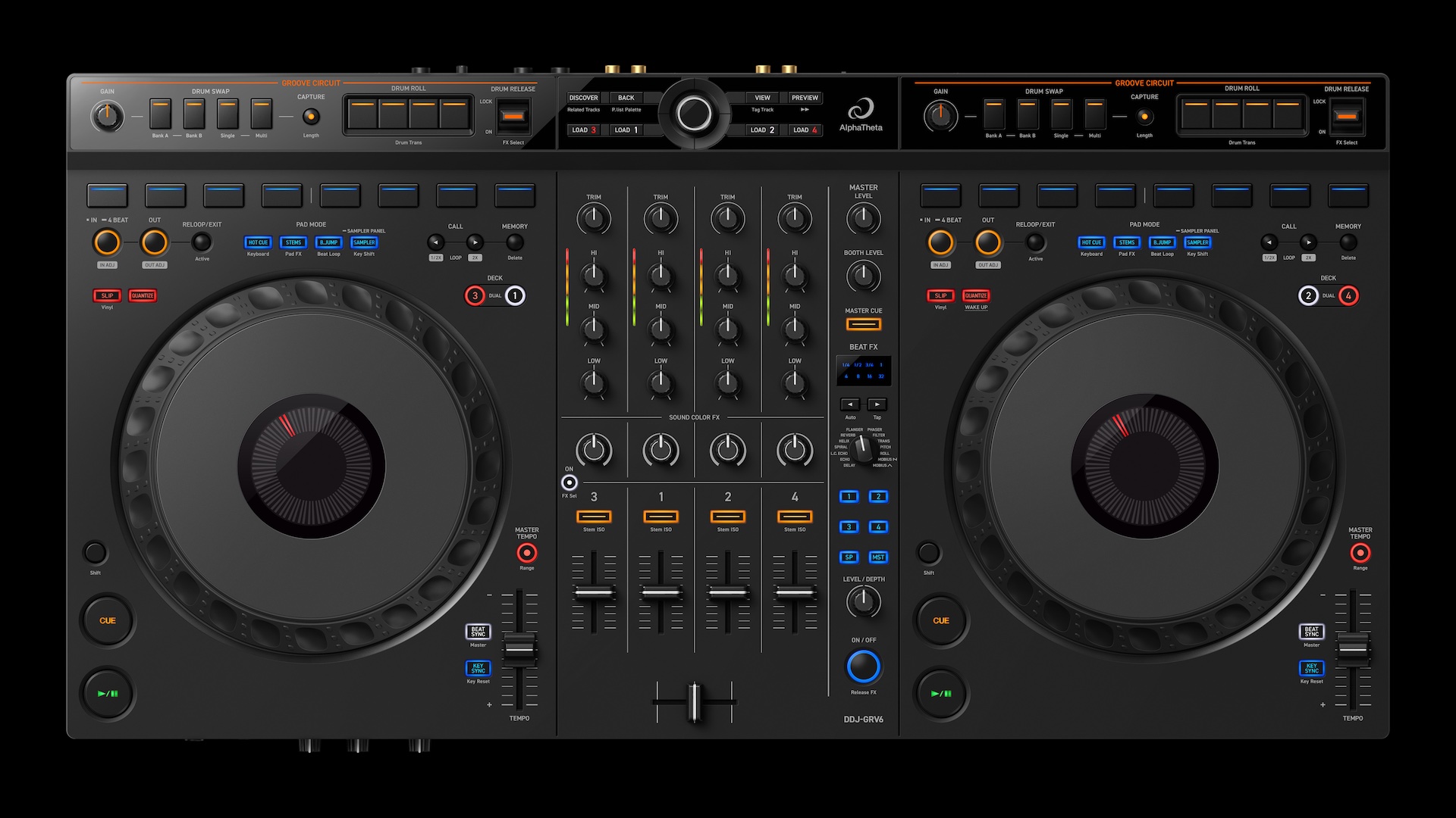 AlphaTheta DDJ-GRV6: Next-Generation DJ Controller — DJ LIFE Magazine