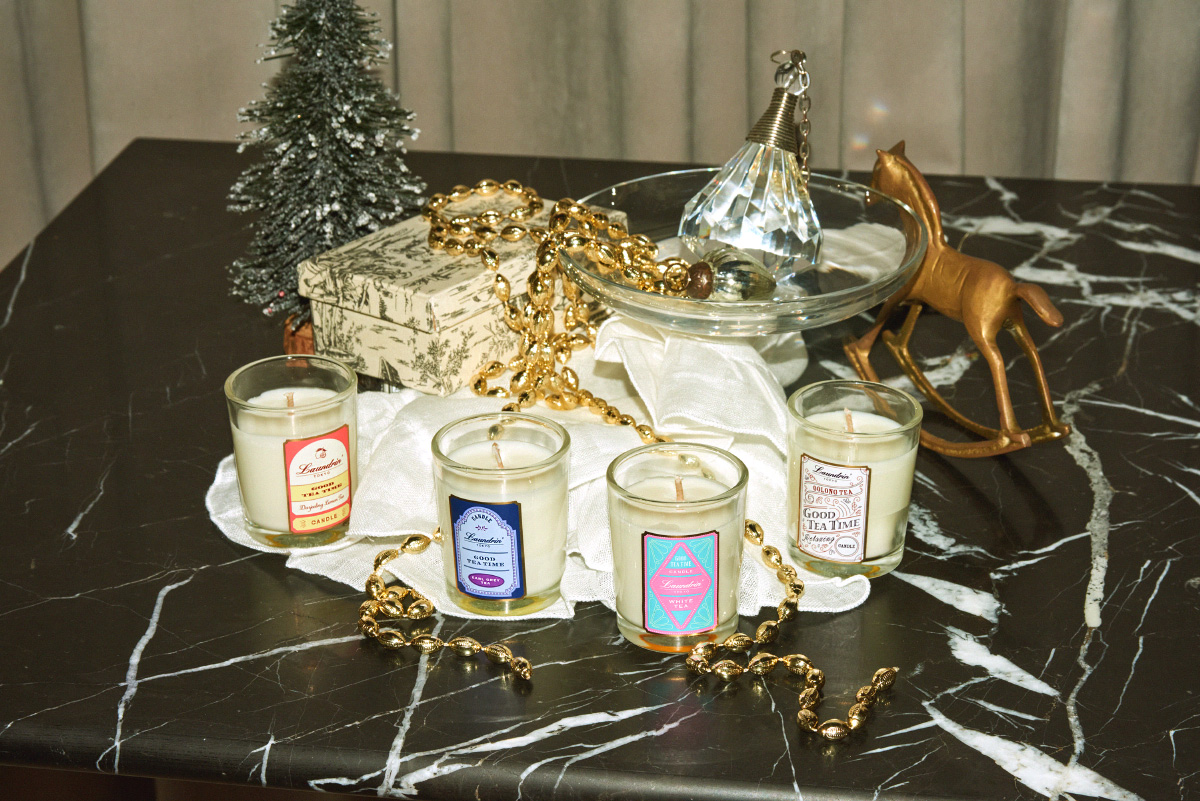 大人気を博した「ランドリンTEAシリーズ」から「ミニキャンドルコフレ