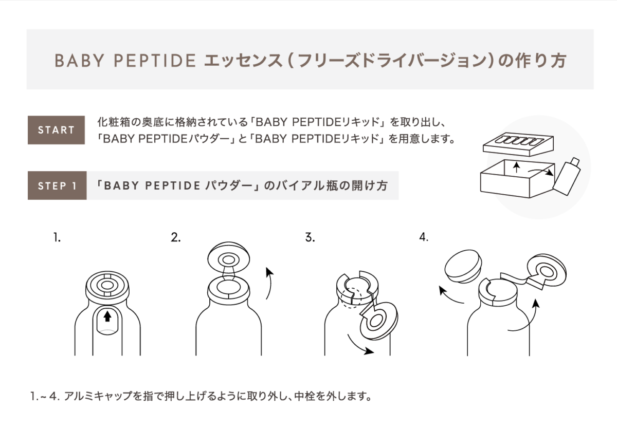 BABY PEPTIDE ESSENCE フリーズドライver. - Doctors Lab Japan｜公式