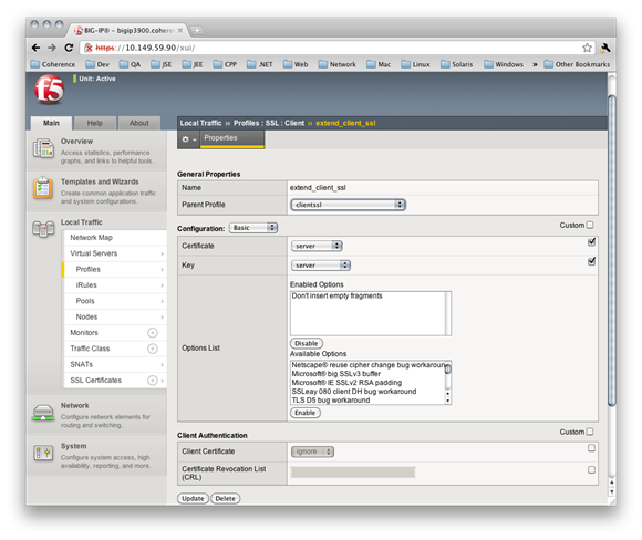 F5 BIG-IP LTMとの統合