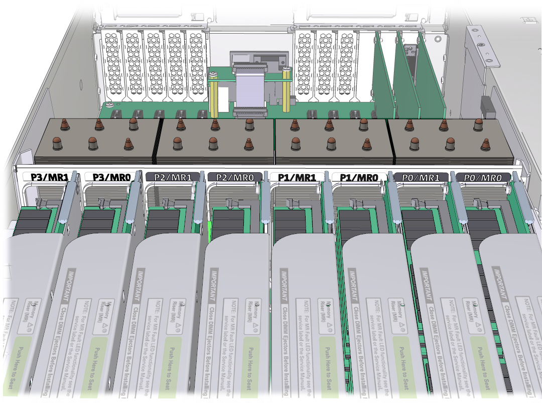 ZS5-4 の CPU とメモリーライザーカード - Oracle® ZFS Storage