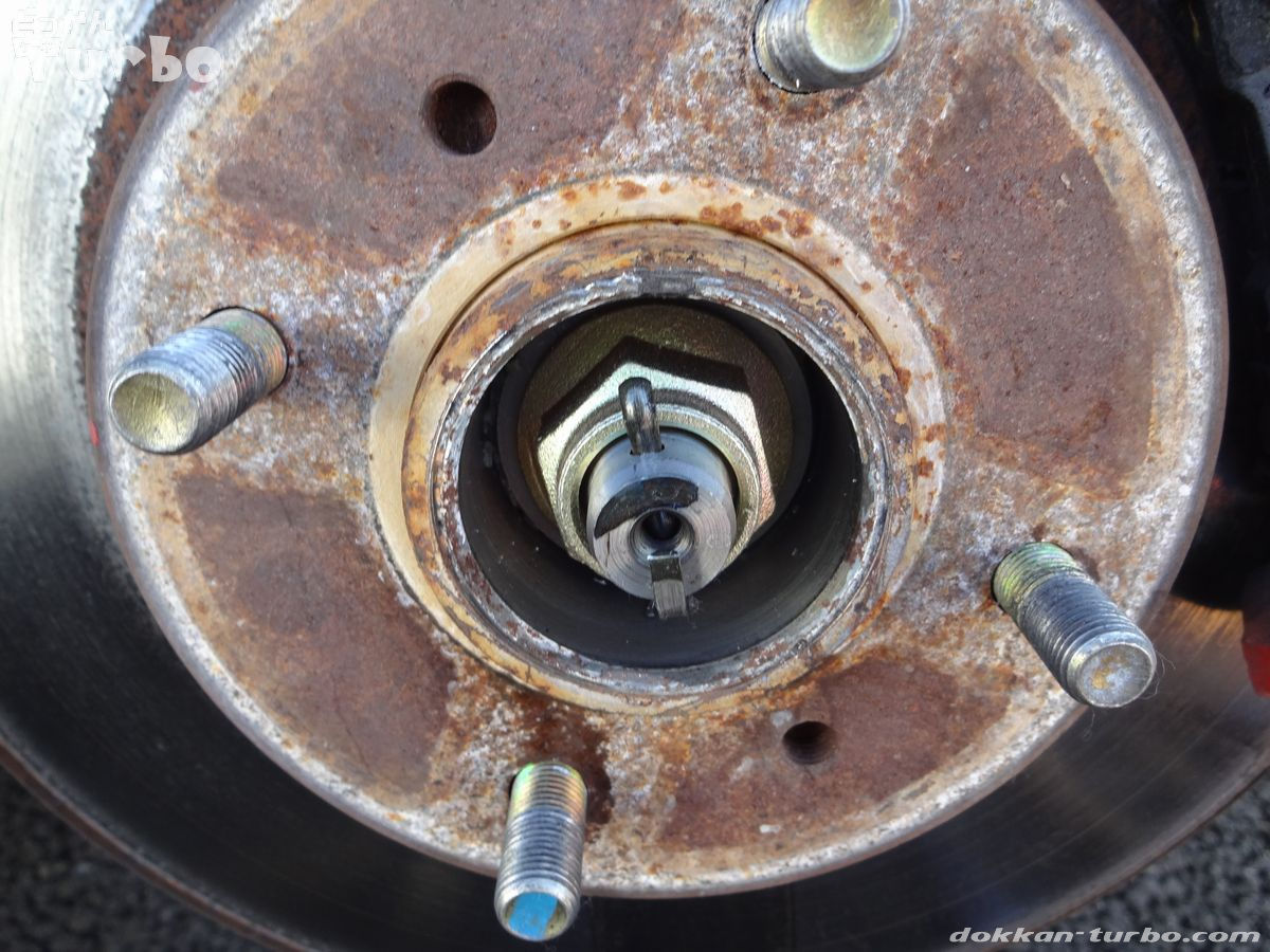 RPS13] 180SXの5穴化！フロントハブをGT-1ハブキットに交換してみた