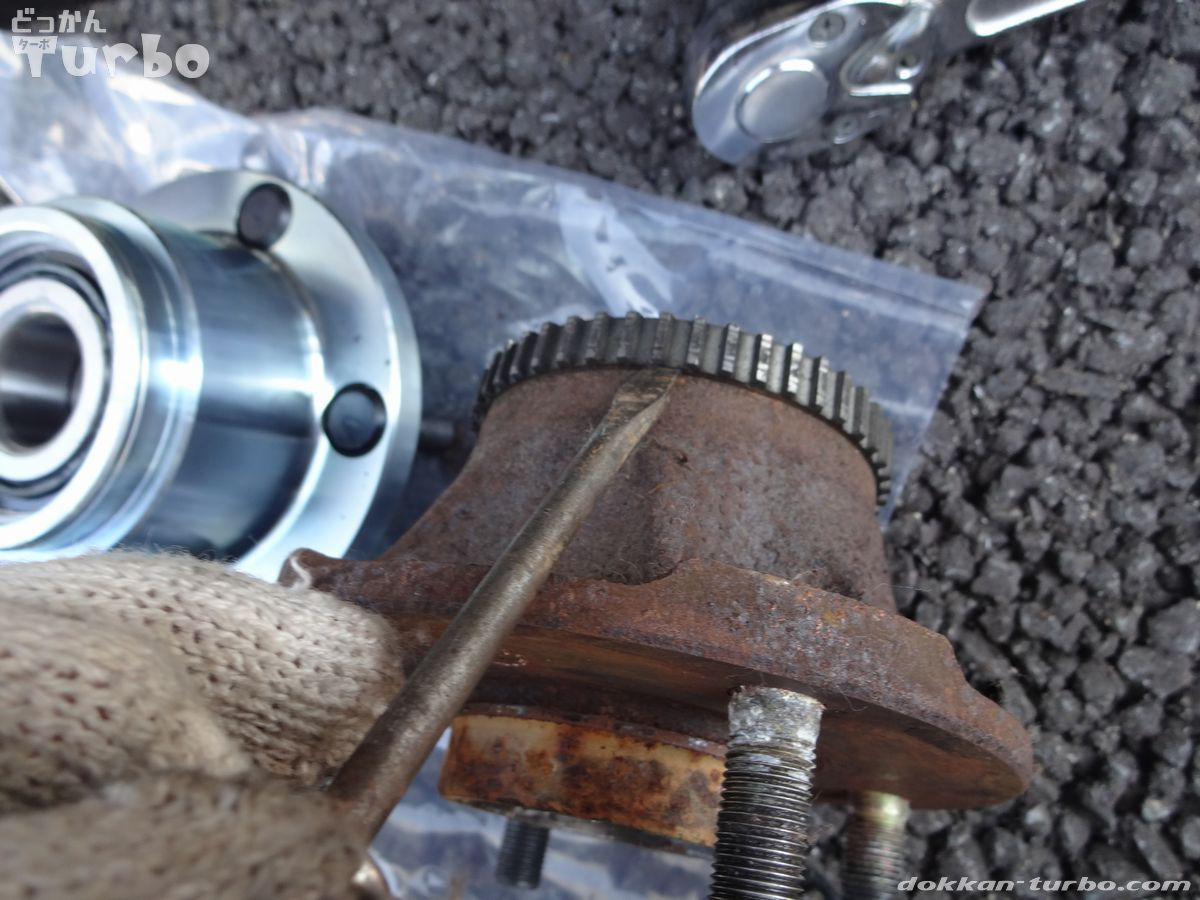 RPS13] 180SXの5穴化！フロントハブをGT-1ハブキットに交換してみた