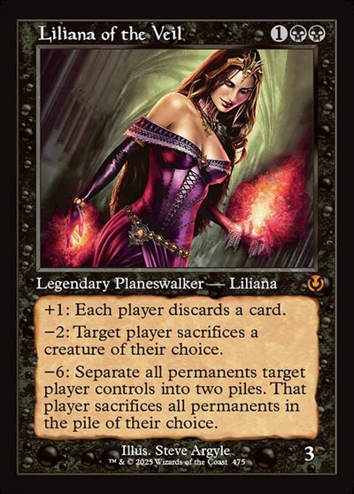 INR)Liliana of the Veil(0475)(旧枠)(F)/ヴェールのリリアナ | (FOIL
