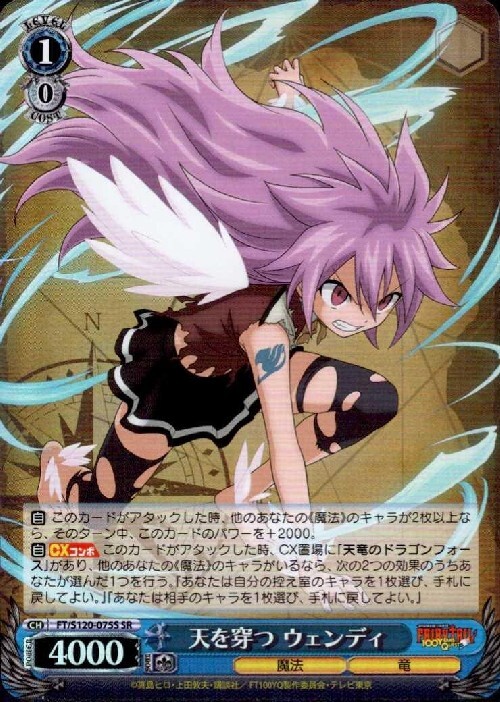 か*る様 100年クエスト SPサイン 天を穿つウェンディ SSP 天竜の力ウェ