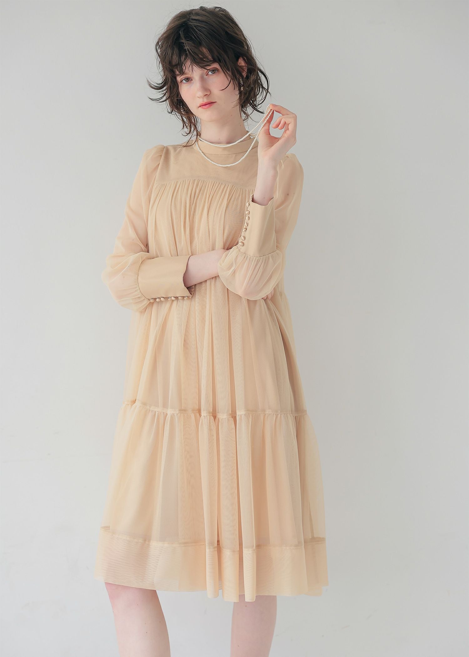 ティアードAラインドレス｜Dorry Doll