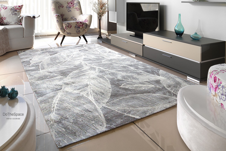 ブリリアント BRILLIANT ベルギー製ウイルトン織りラグ グレー