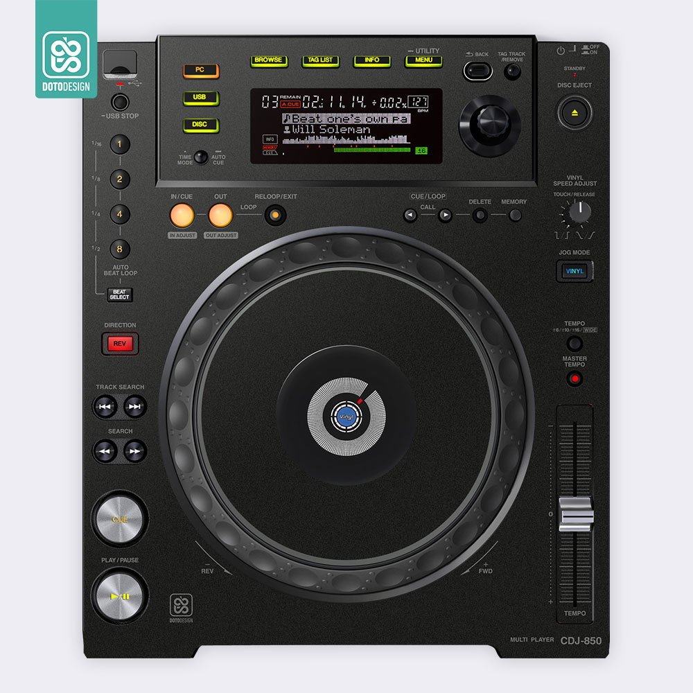 Skin Pioneer CDJ-850