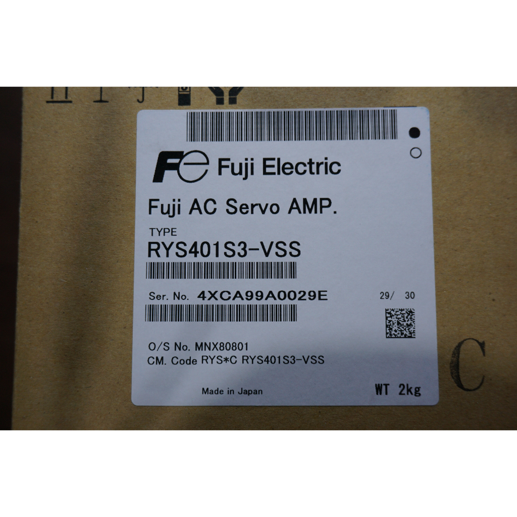 日本Fuji Electric AC SERVO AMP RYS401S3-VSS 富士伺服驅動器| 蝦皮購物