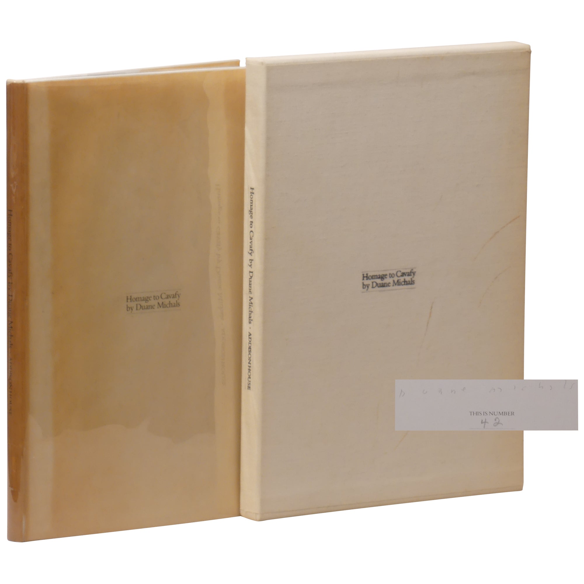 Homage to Cavafy | Duane Michals, Constantine Cavafy, photographs