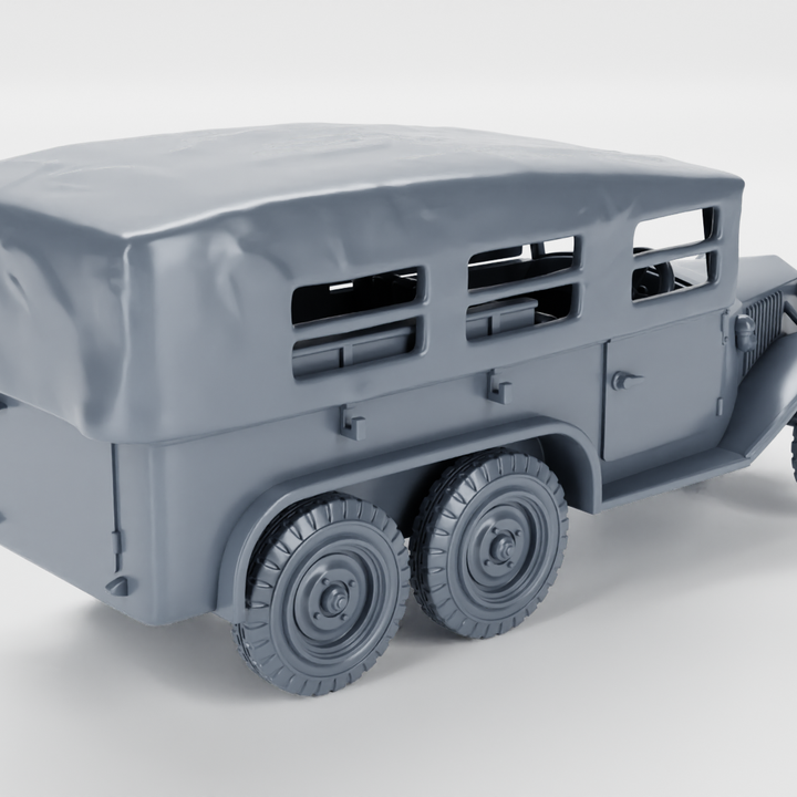 3D Printable Tatra Koprivnice T-72 (6-wheeled) (Czech, WW2) by