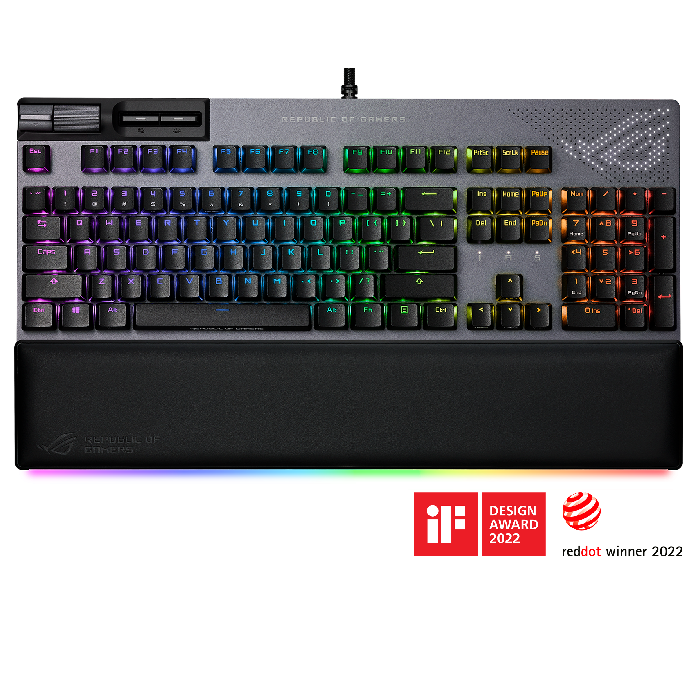 ROG Strix Flare II Animate Gaming Keyboard | PBT Keycaps | Gaming