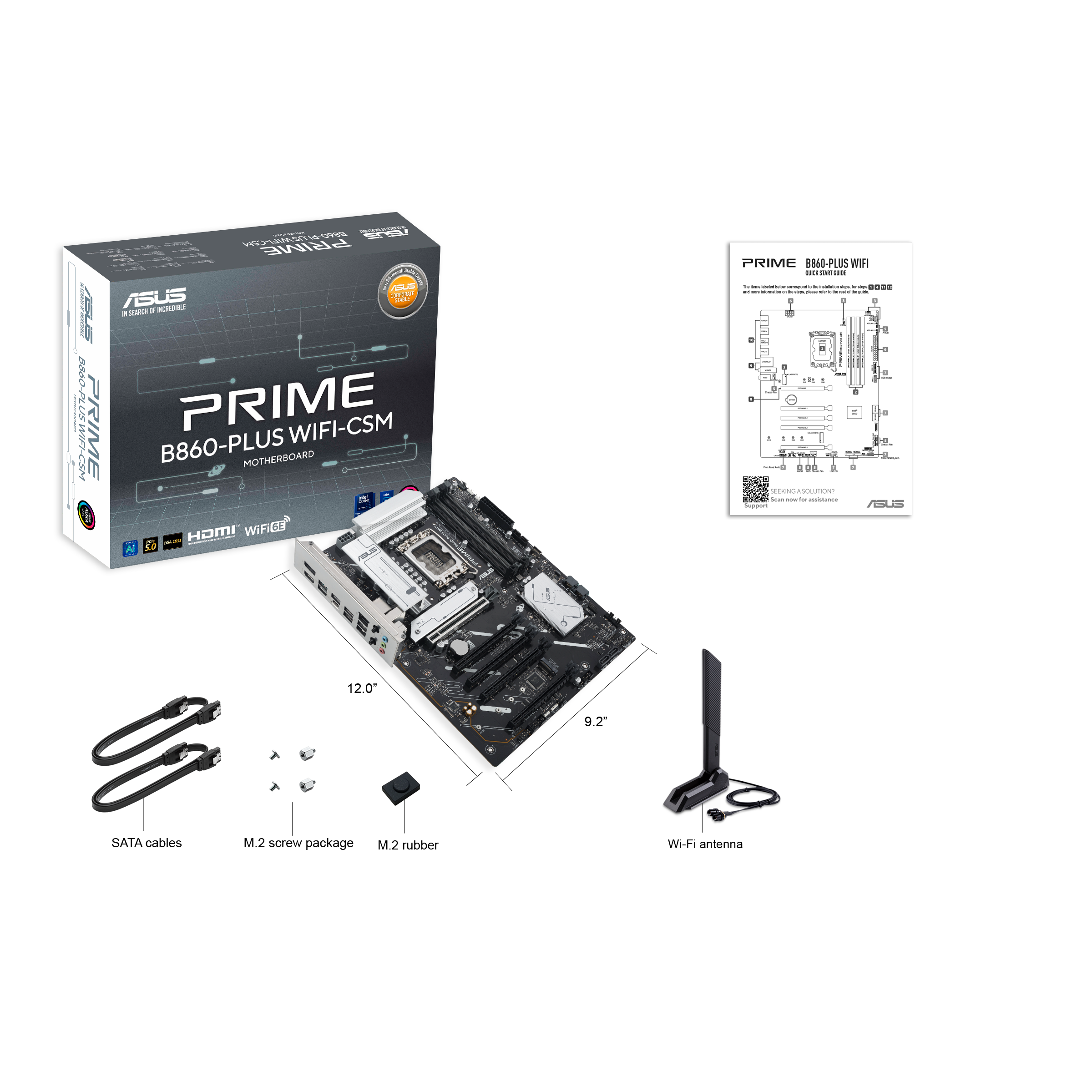 PRIME B860-PLUS WIFI-CSM｜Motherboards｜ASUS USA