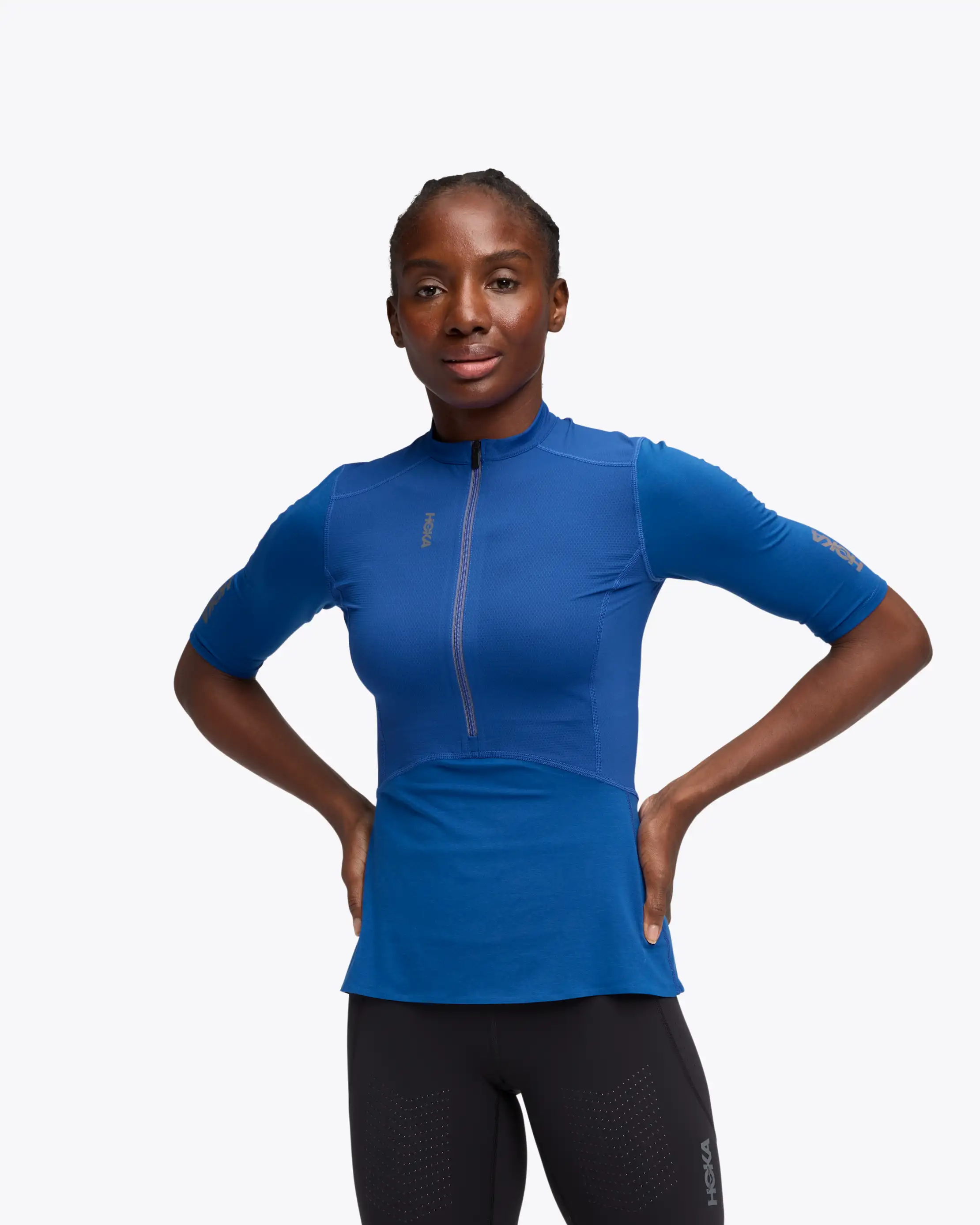 HOKA ONE ONE® SkyBreeze Short Sleeve Zip for Women | HOKA ONE ONE®