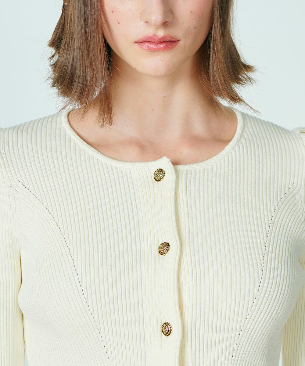 Sov. / SNOWYリブニットカーディガン TOPS Night STORE | ダブル