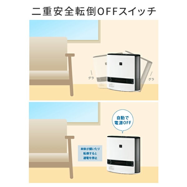 dショッピング |ファンヒーター 加湿セラミックファンヒーター