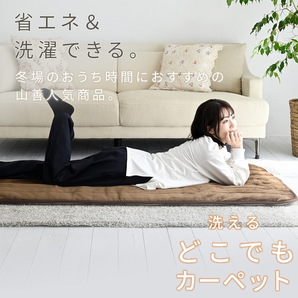 dショッピング |ホットカーペット ホットマット 洗えるどこでも