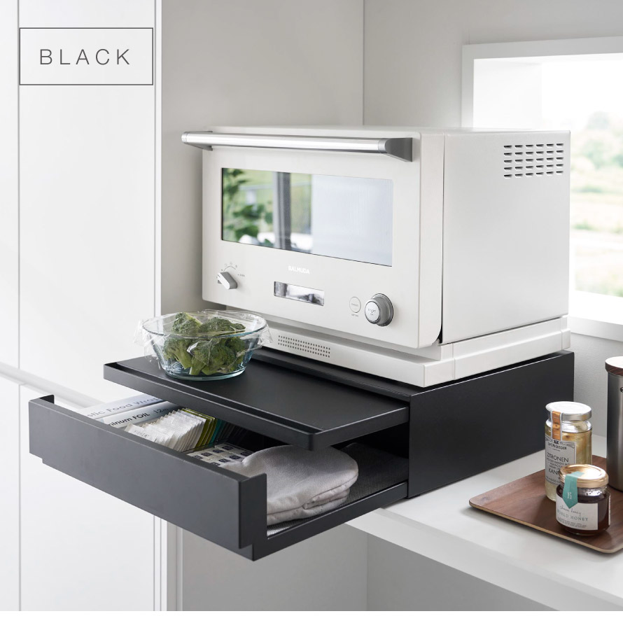 dショッピング |【ポイント5倍】トースター下 ラック スライドテーブル