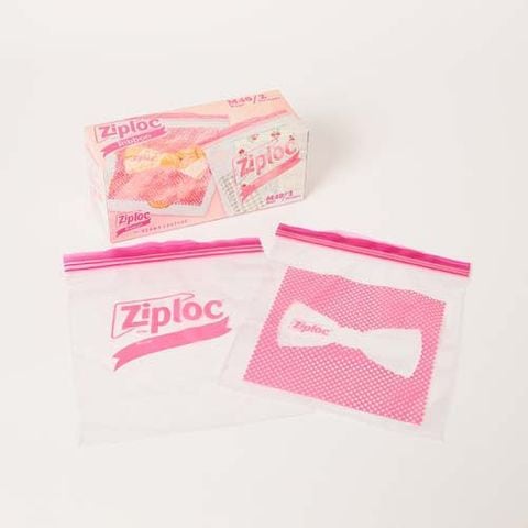 dショッピング |ジップロック デザインバッグ リボン M （40枚