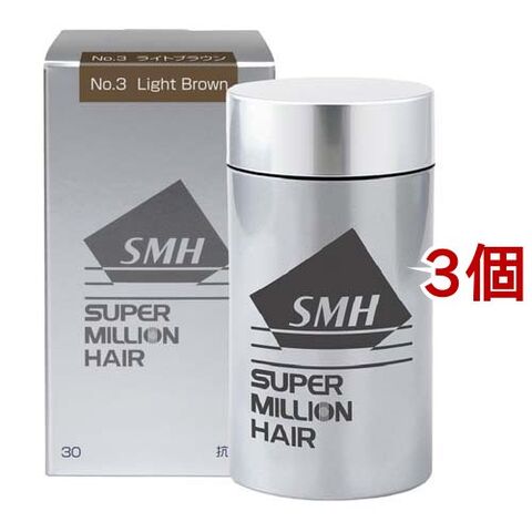 dショッピング |スーパーミリオンヘアー ライトブラウン （30g＊3