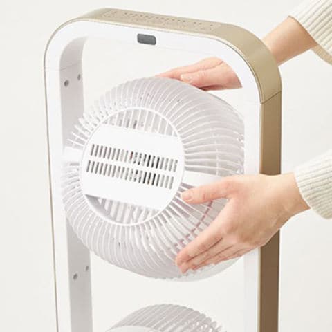 dショッピング |アルコレ 3連マルチファン サーキュレーター ホワイト