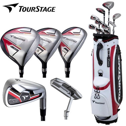 dショッピング |ブリヂストン ツアーステージ V101 クラブセット 10本