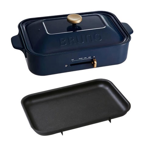 dショッピング |ブルーノ ホットプレート 本体＆平面プレート付