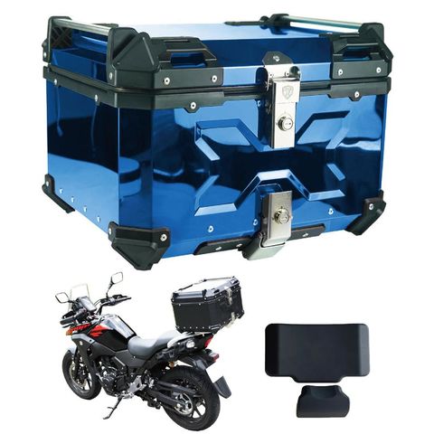 dショッピング |バイクリアボックス 約55L 防水 トップケース リア