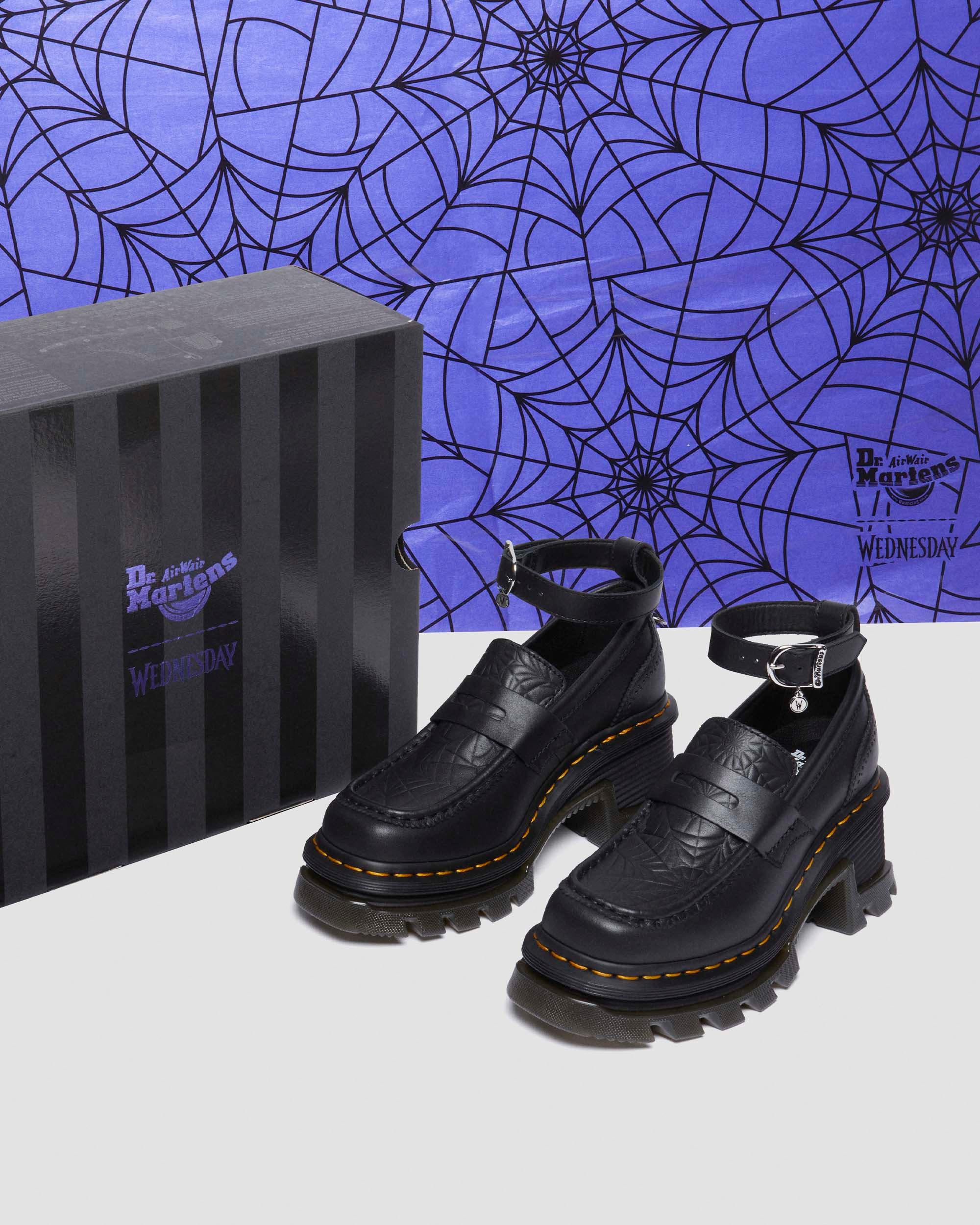 Wednesday Corran Wanama Leather Heeled Loafers | Dr. Martens Hong Kong